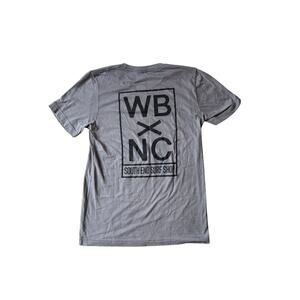 South End Surf Shop, WB NC Women’s  T-Shirt, size Small, fitted styling; Gray